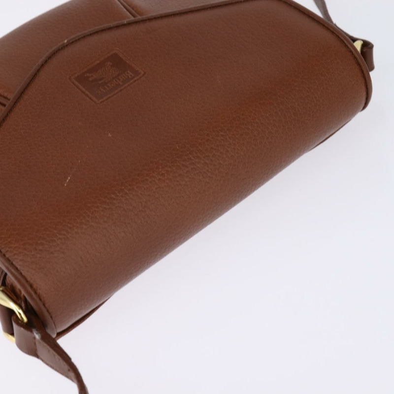 【日本直送】Burberry 棕色金色皮革肩背包 正品 bs29470-5