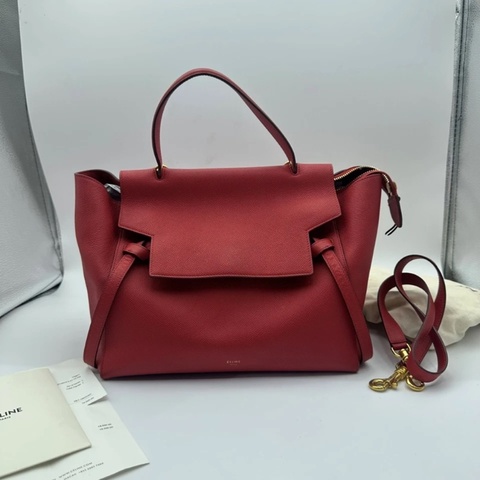 CELINE Belt Bag Shoulder Bag Mini red 迷你紅色小包包