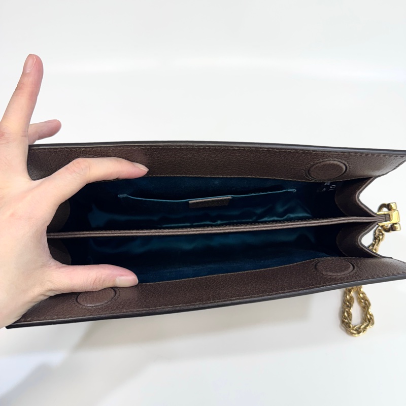 GUCCI 原花ophidia系列磁吸金鍊孫芸芸包503877-5