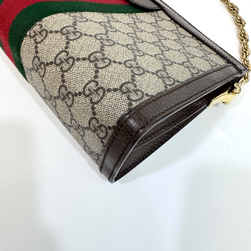 GUCCI 原花ophidia系列磁吸金鍊孫芸芸包503877-7