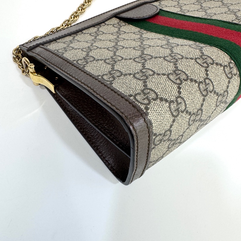 GUCCI 原花ophidia系列磁吸金鍊孫芸芸包503877-8