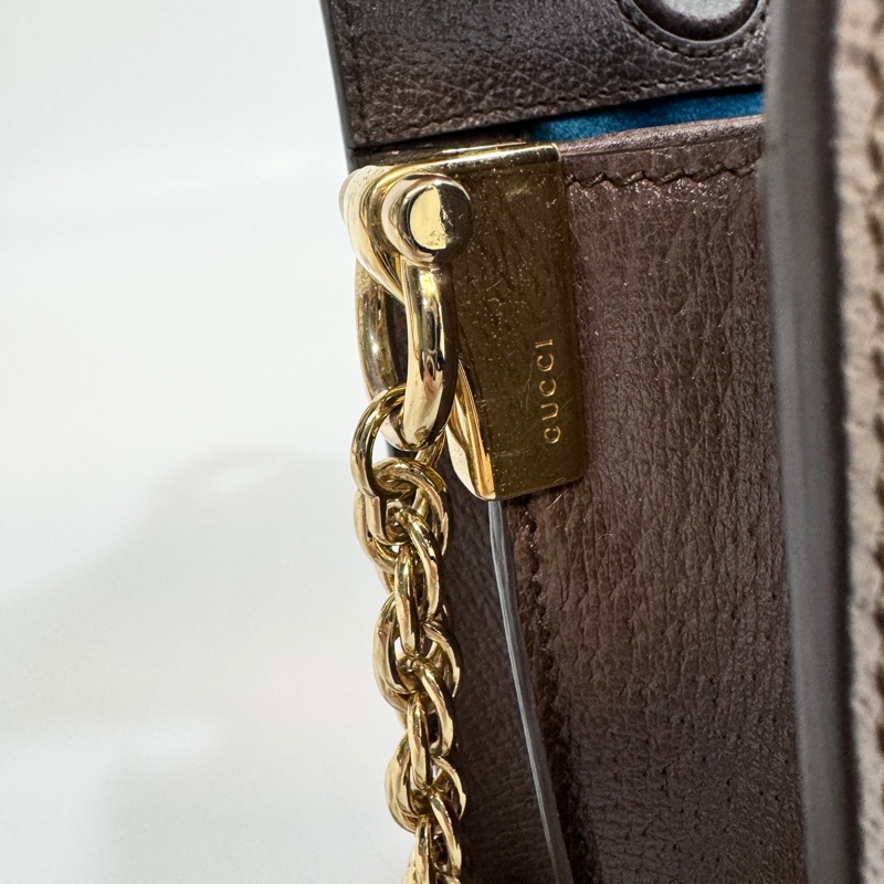 GUCCI 原花ophidia系列磁吸金鍊孫芸芸包503877-15