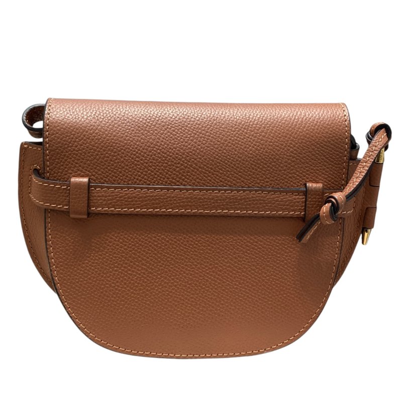 LOEWE 羅威 Mini Gate Dual Bag 皮革 斜背包 金棕色-1