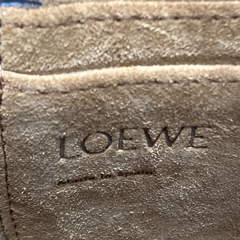 LOEWE 羅威 Mini Gate Dual Bag 皮革 斜背包 金棕色-7