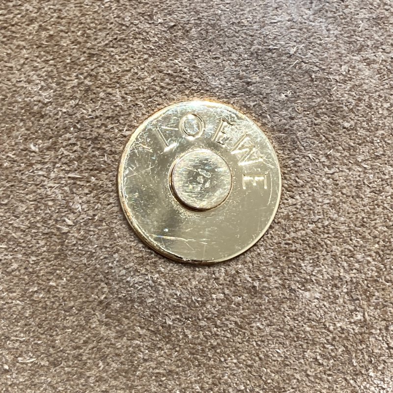 LOEWE 羅威 Mini Gate Dual Bag 皮革 斜背包 金棕色-22
