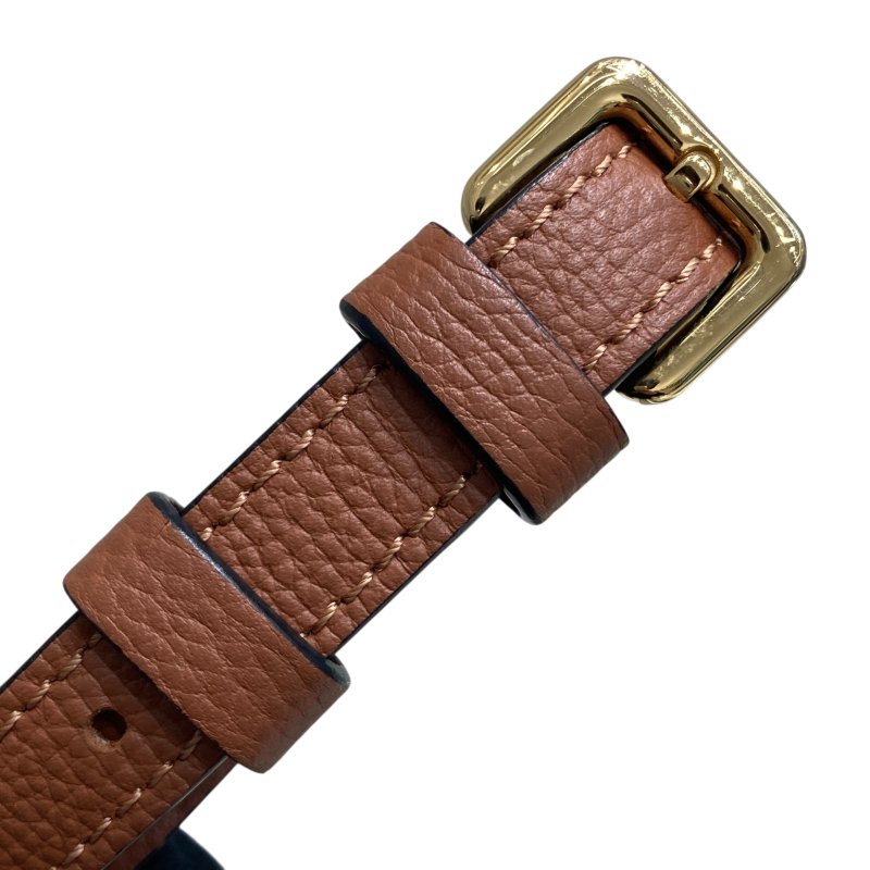 LOEWE 羅威 Mini Gate Dual Bag 皮革 斜背包 金棕色-24