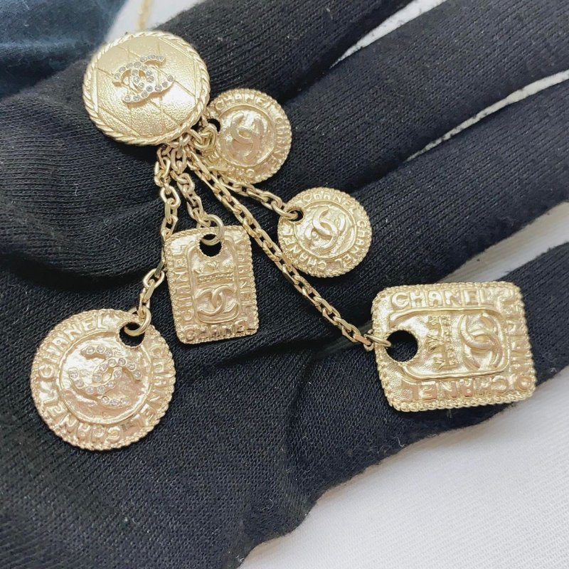 CHANEL 全新21新款金屬吊墜項鏈-2