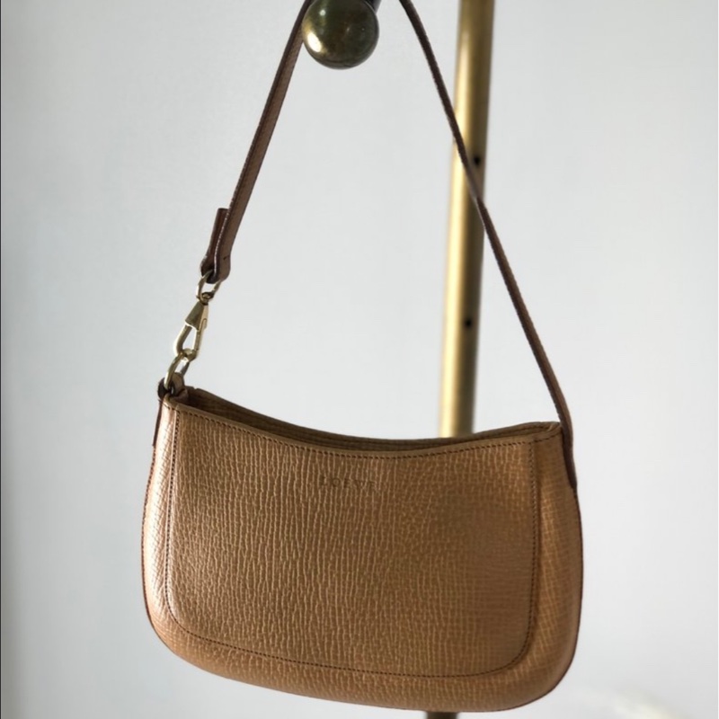 LOEWE 駝色 標誌迷你肩背包-1