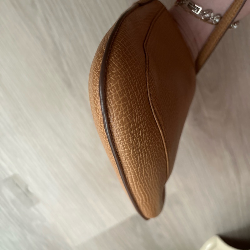 LOEWE 駝色 標誌迷你肩背包-10