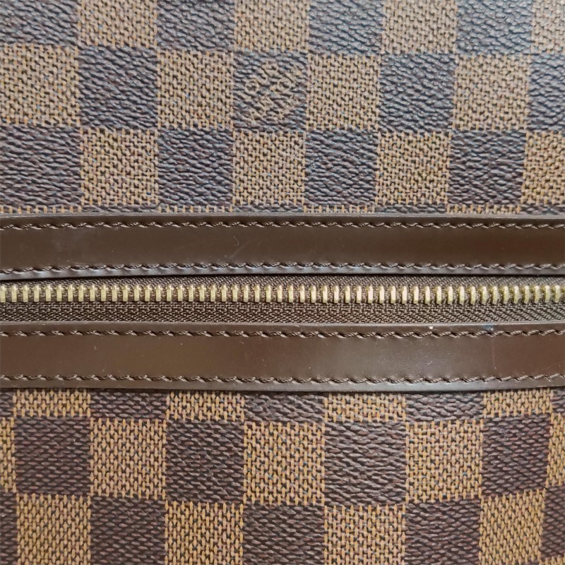 Louis Vuitton (LV) Sabana牛皮棋盤格斜挎包單肩包-10