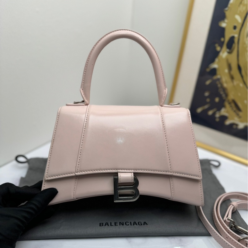 【近新閑置❤️】Balenciaga 沙漏包手提包s碼 櫻花粉-0