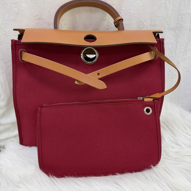Hermès Pre-Owned Toile Herbag Zip 31 斜挎包-5