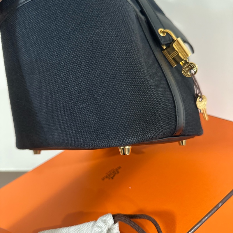 Hermès |黑金Picotin Cargo 18 Noir|台北專櫃購入|二手-13