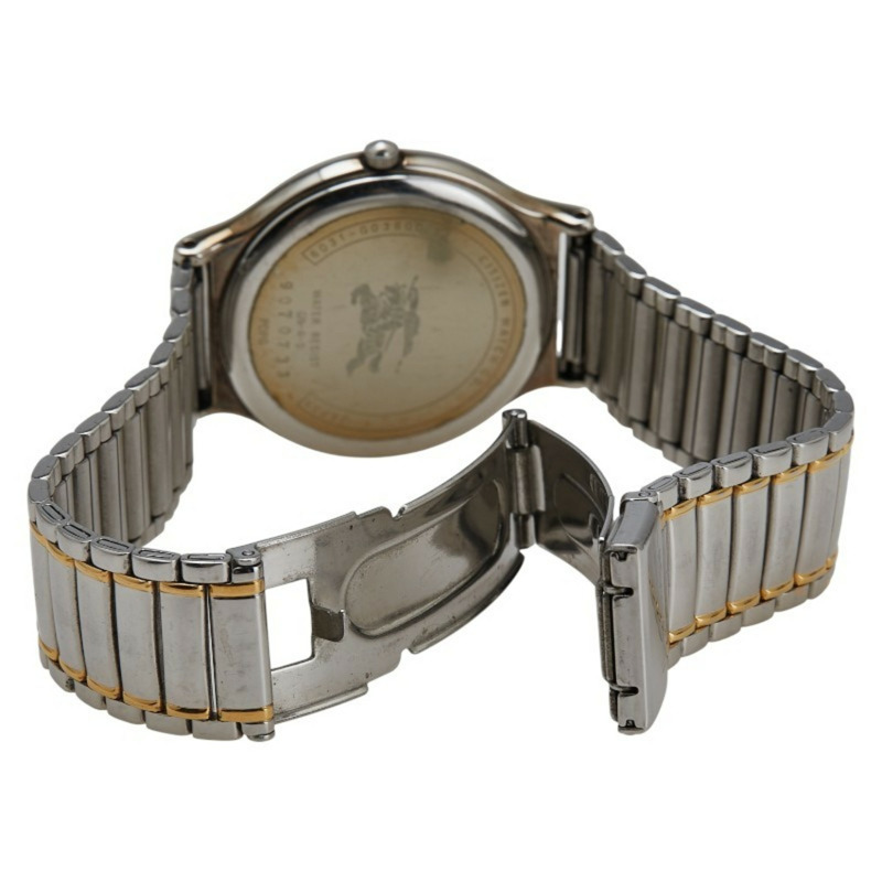 Burberry 女士石英手錶,米色錶盤,不銹鋼鍍層-2