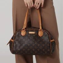 LV 手提包/拉鍊肩背包 M95565 9成新-0