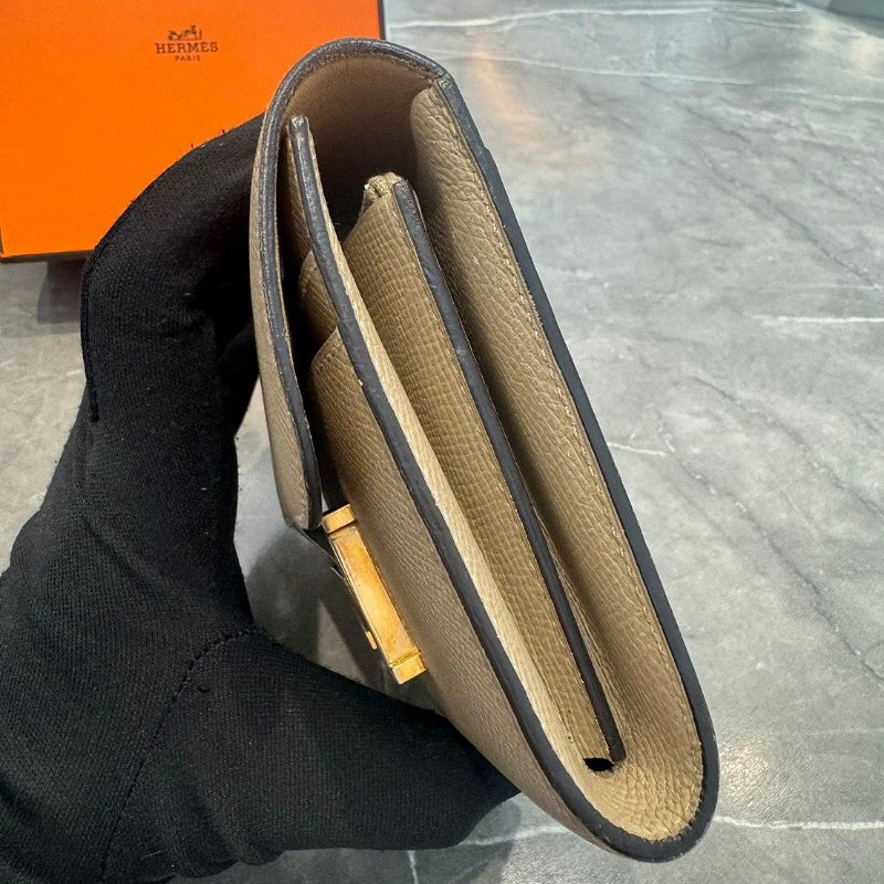 *SHIHNA名牌精品*Hermès Constance 經典H金釦短夾-4