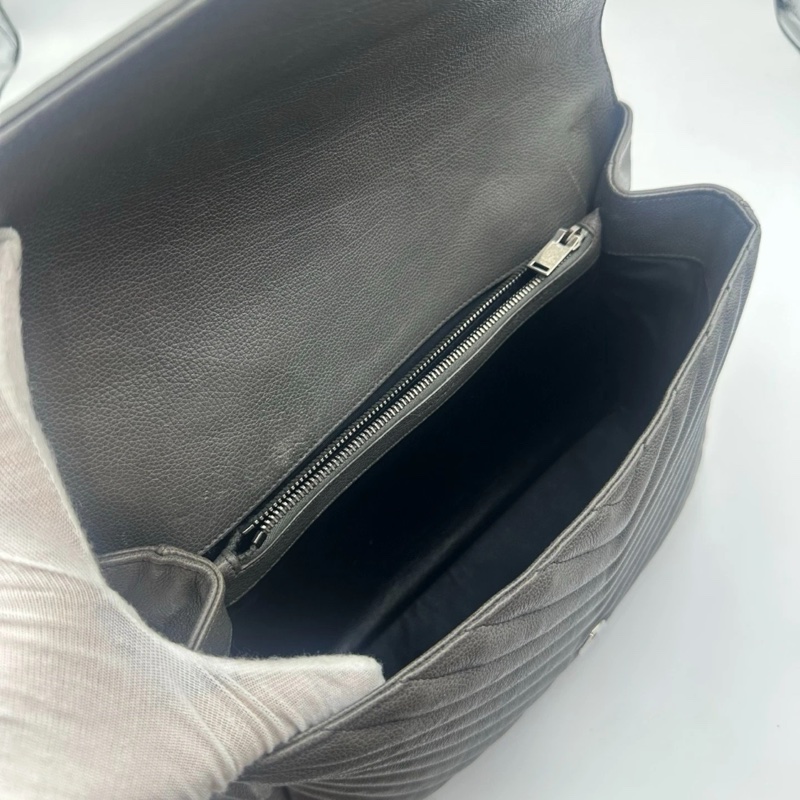 SAINT LAURENT 大號學院風單肩包-3