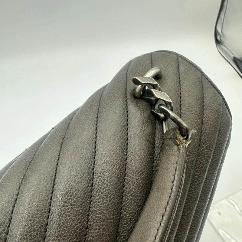 SAINT LAURENT 大號學院風單肩包-4