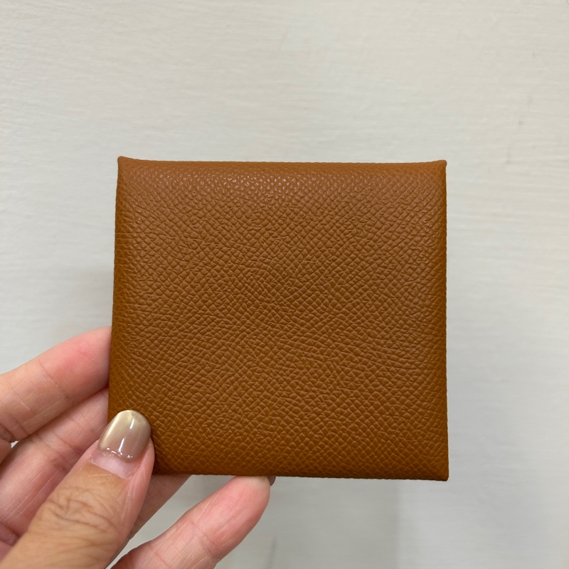 Hermes 37金駝Epsom Bastia方形零錢包-1