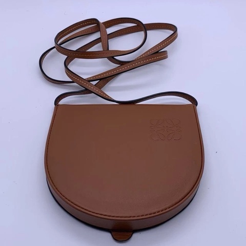 LOEWE 零錢包 棕色 單肩包 品牌 HEEL POUCH SMprimary