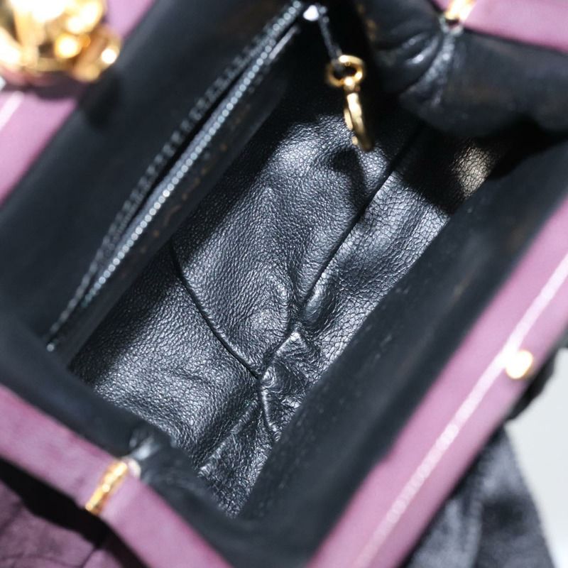 【日本直送】香奈兒 (CHANEL) 手提包 絨面革 紫金色 CC 正品 139044V-8