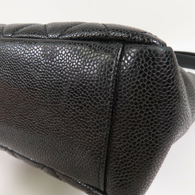 CHANEL 牛皮皮革PST Petite Shopping Tote Bag金扣肩背袋-6