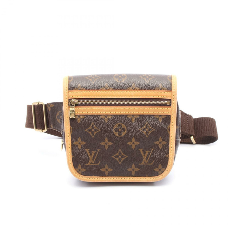 LOUIS VUITTON Bum Bosphore 腰包 M40108 Monogram 帆布 棕色 二手 女士 LV-0