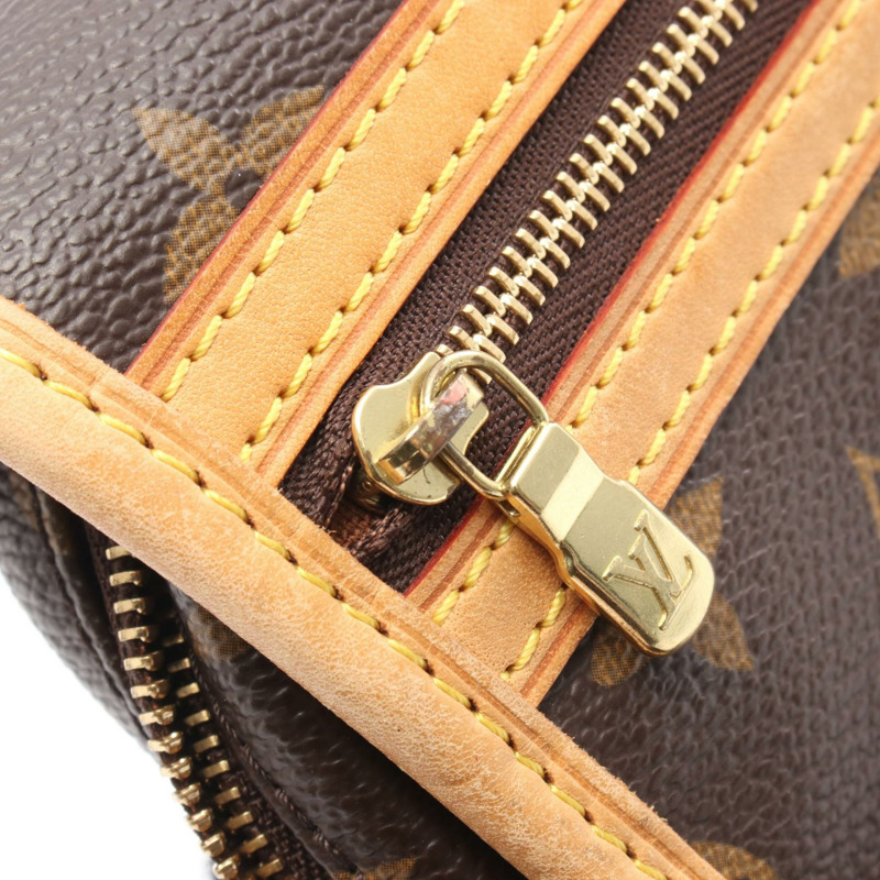 LOUIS VUITTON Bum Bosphore 腰包 M40108 Monogram 帆布 棕色 二手 女士 LV-6