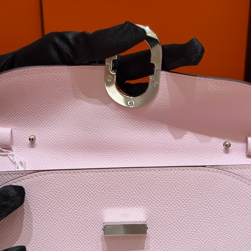 Hermès Chaine D'Ancre To Go 長夾|櫻花粉 銀扣 W刻 Epsom皮 全新未使用|愛馬仕小牛皮精品皮夾-2