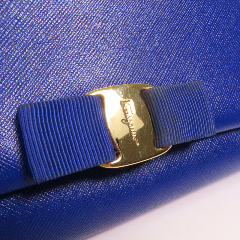 Salvatore Ferragamo 牛皮皮革Vara Bow Mini金扣肩背袋-3
