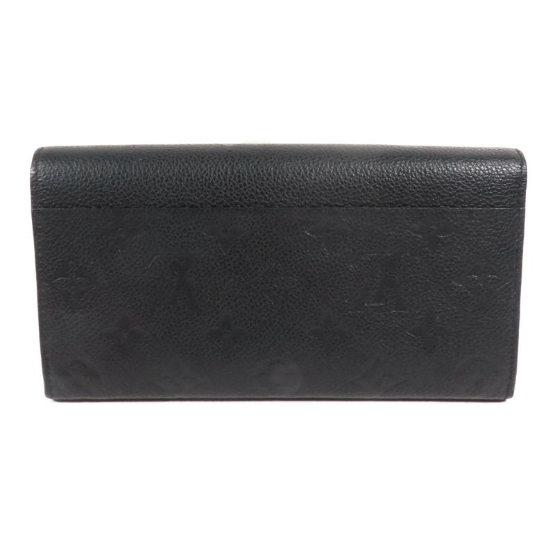 LOUIS VUITTON Monogram Empreinte Sarah Long Wallet金扣長錢包-3