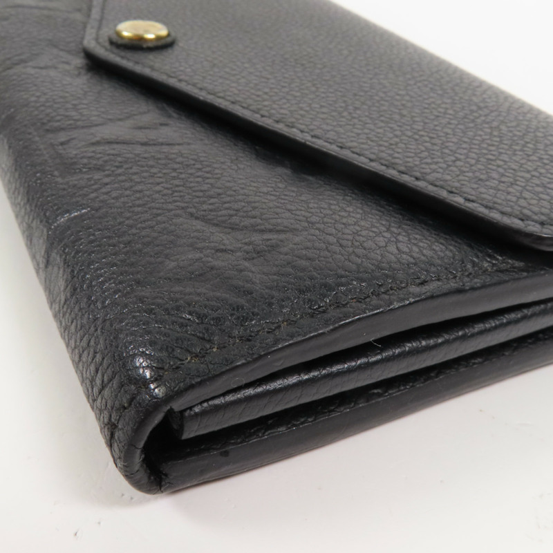 LOUIS VUITTON Monogram Empreinte Sarah Long Wallet金扣長錢包-8