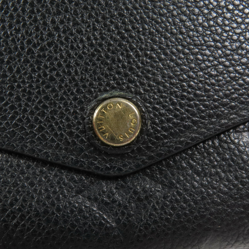 LOUIS VUITTON Monogram Empreinte Sarah Long Wallet金扣長錢包-9