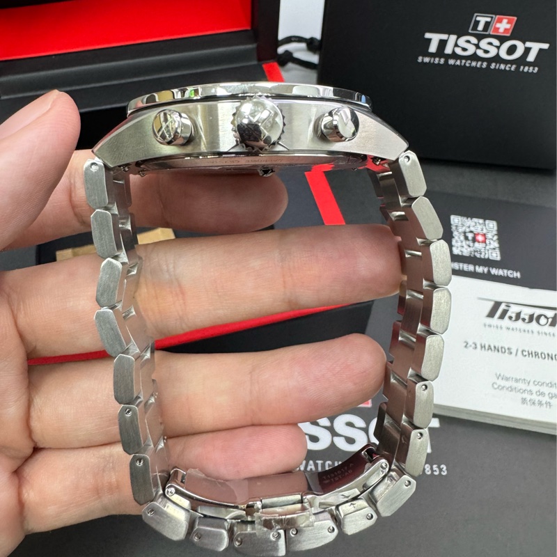 TISSOT PRS516 瑞士錶 三眼計時 石英錶 賽車錶-4