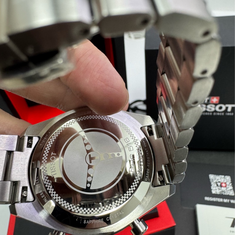 TISSOT PRS516 瑞士錶 三眼計時 石英錶 賽車錶-6