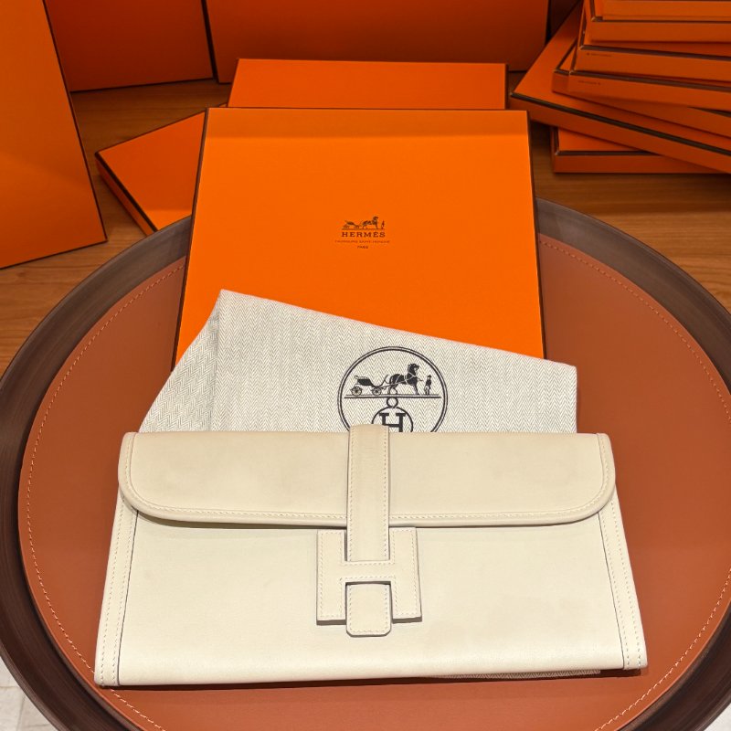 HERMÈS Pochette Jige Élan 29 愛馬仕手拿包|Swift 小牛皮 A刻|優雅經典Pochette-0