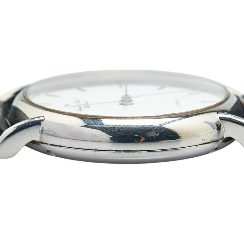 IWC Schaffhausen Portofino 男士自動腕錶 IW351403 搭配白色錶盤、不鏽鋼和皮革錶帶(非 OEM)-7