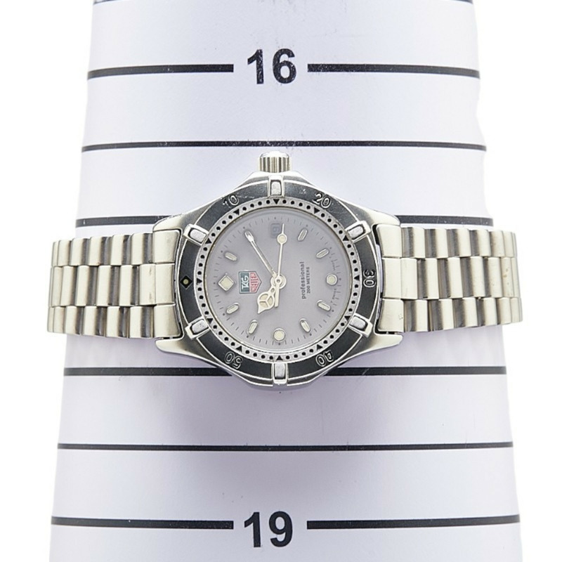 泰格豪雅 Professional 手錶 WE1411-R 石英 灰色錶盤 不銹鋼 女士腕錶 HEUER-6