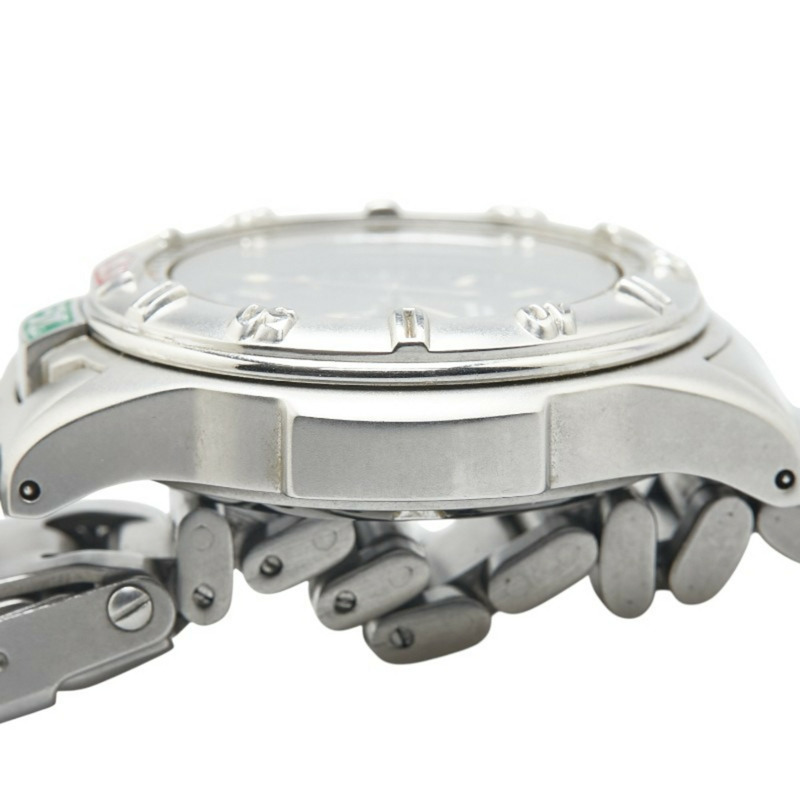 泰格豪雅 4000 系列腕錶 WF1411-0 石英灰色錶盤不鏽鋼女錶 HEUER-5