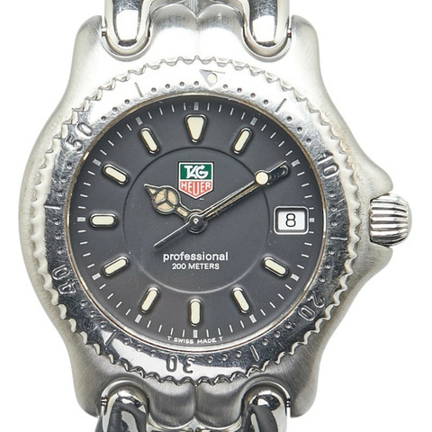 泰格豪雅 Cell 手錶 WG1214-K0 石英 黑色錶盤 不鏽鋼 女士腕錶 HEUER