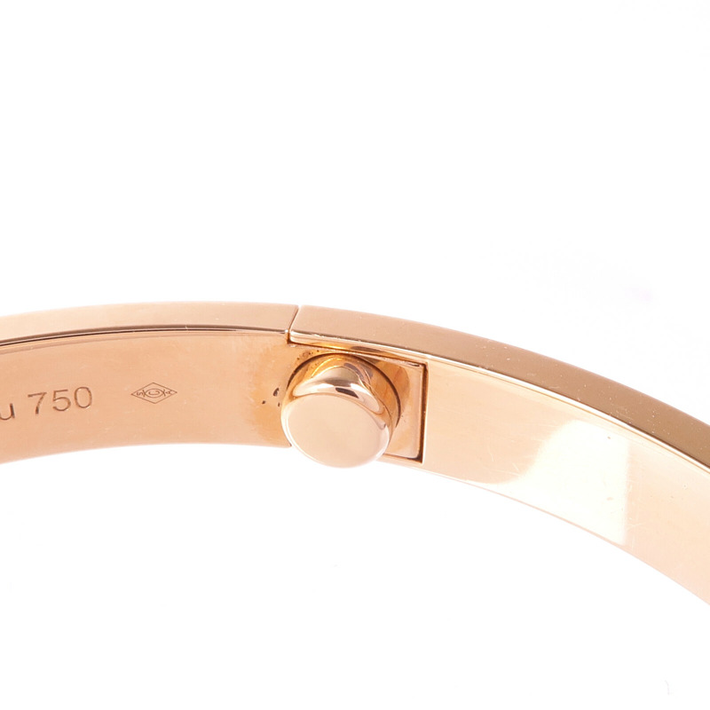 CARTIER 18K玫瑰金Love Bracelet手鐲Cartier#19-5