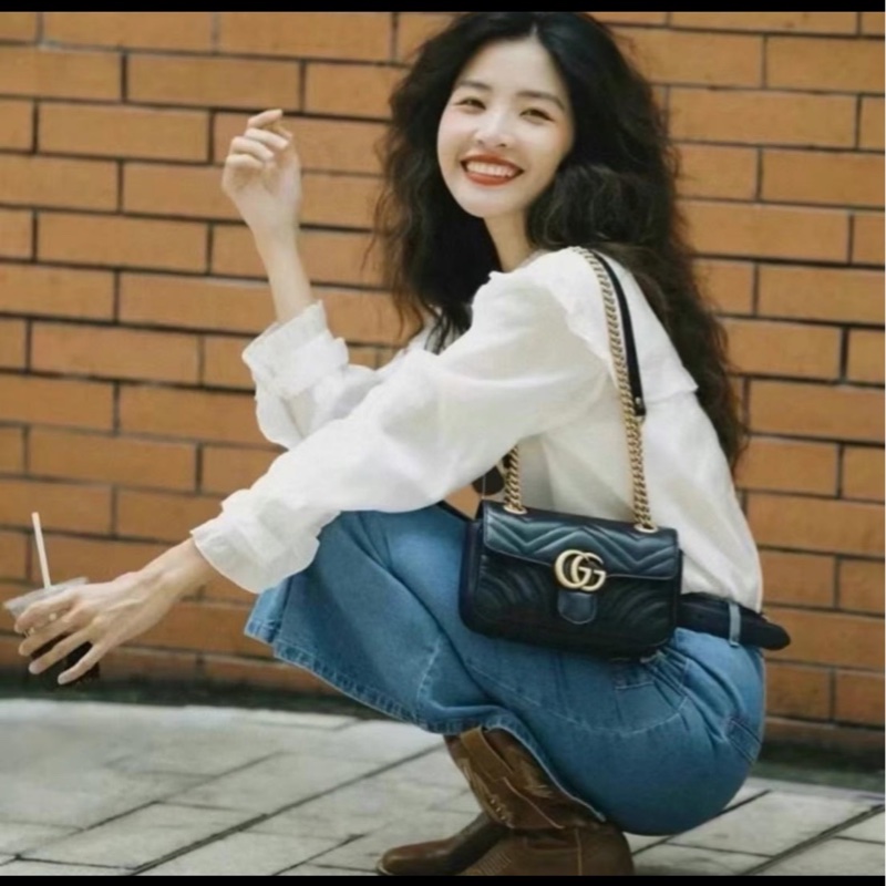 促銷品Gucci Marmont 22斜挎包-6