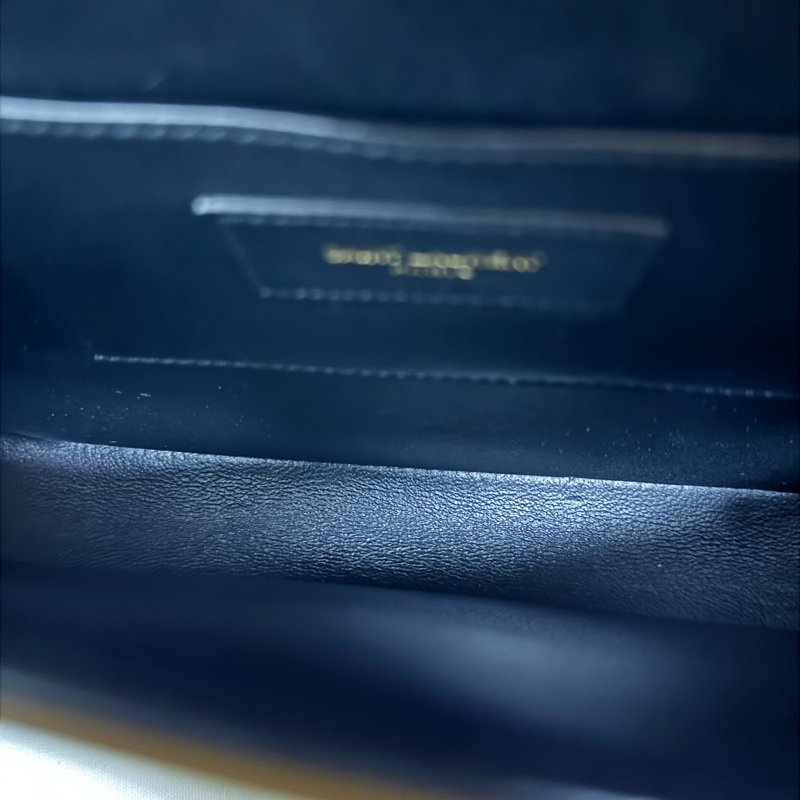 YSL聖羅蘭solferino奶茶粉豆腐金扣BOX單肩包斜挎包-11