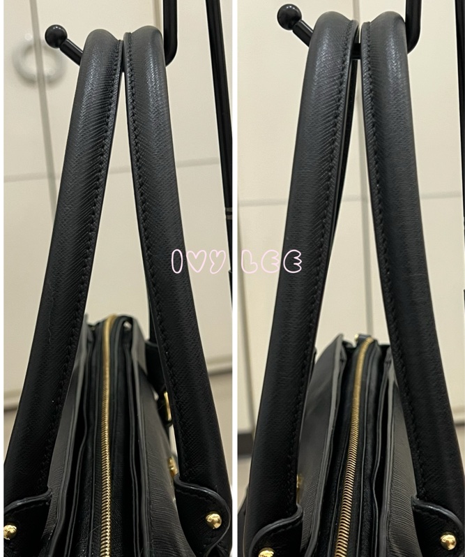 Salvatore Ferragamo Gancini 手提包 斜背包 肩背包 經典黑 正品 二手精品-4