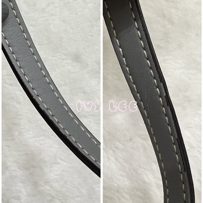 Chloe’ 蔻依 經典小號Woody 帆布皮革飾邊 手提包 斜背包 灰藍 正品 二手精品-12
