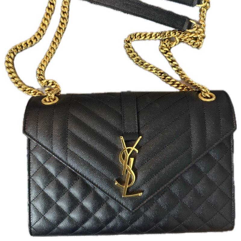 Saint Laurent Envelope Chain Bag Medium in size-2