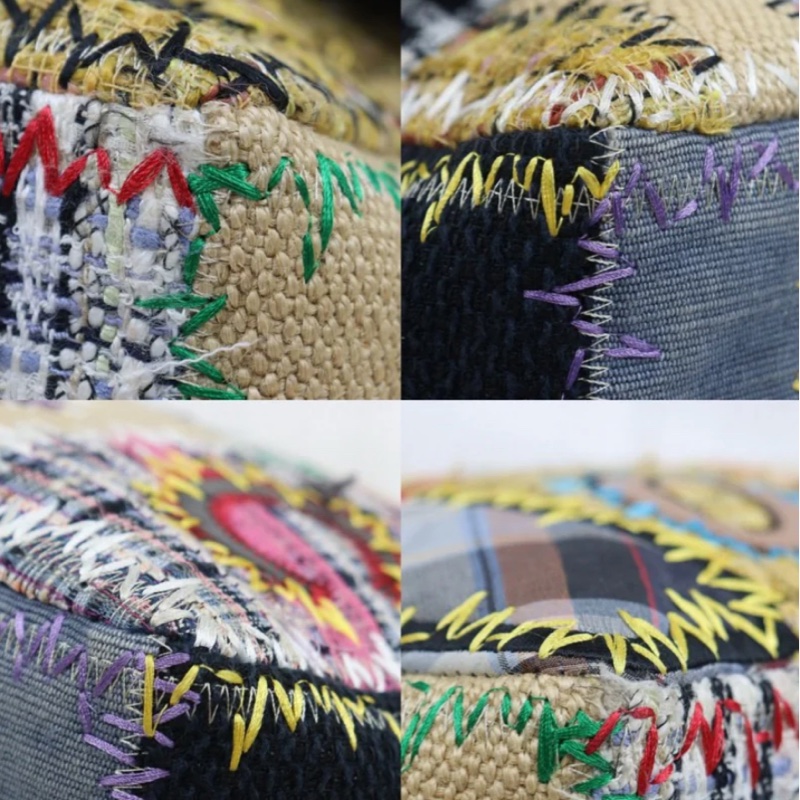 「JL精品代購」9新 Chanel香奈兒刺繡jumbo cf-4