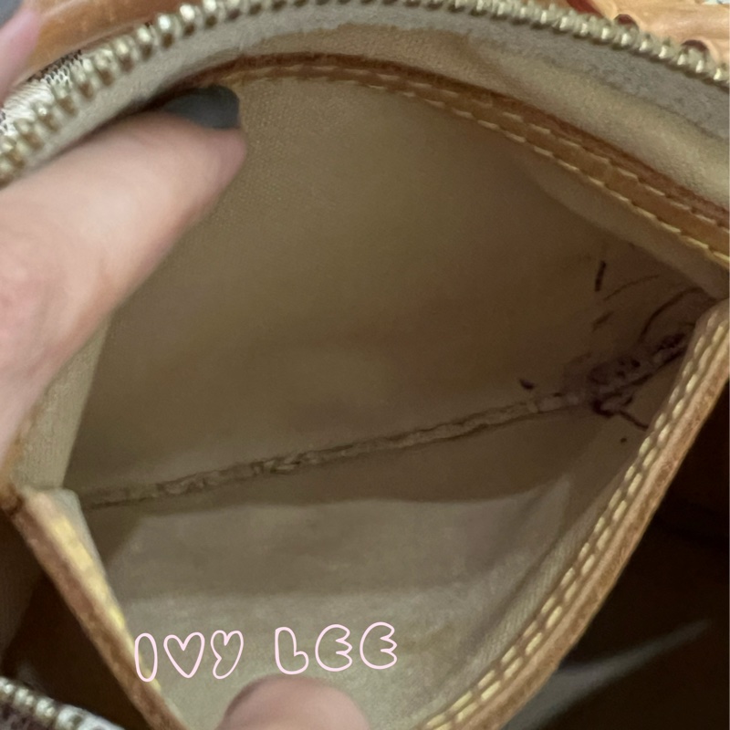 LOUIS VUITTON Speedy 30 Damier Azur 白色棋盤格 手提包 N41370 正品 二手精品-14
