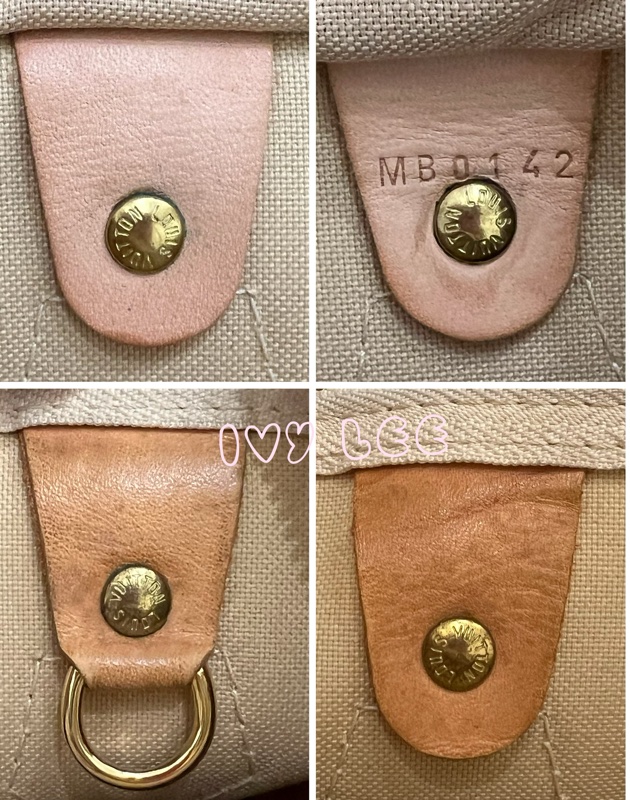 LOUIS VUITTON Speedy 30 Damier Azur 白色棋盤格 手提包 N41370 正品 二手精品-21