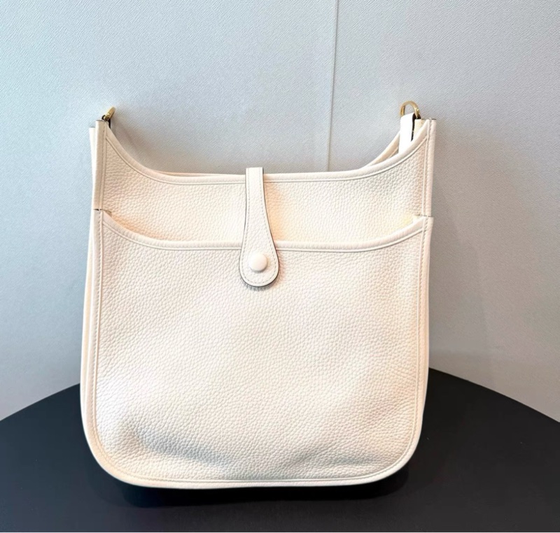 98新❣️❣️愛馬仕Hermes evelyn29 奶油白,z刻-2